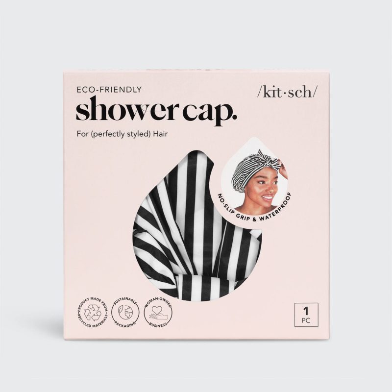 0835 Luxe ShowerCap Cleanse Stripe pkg