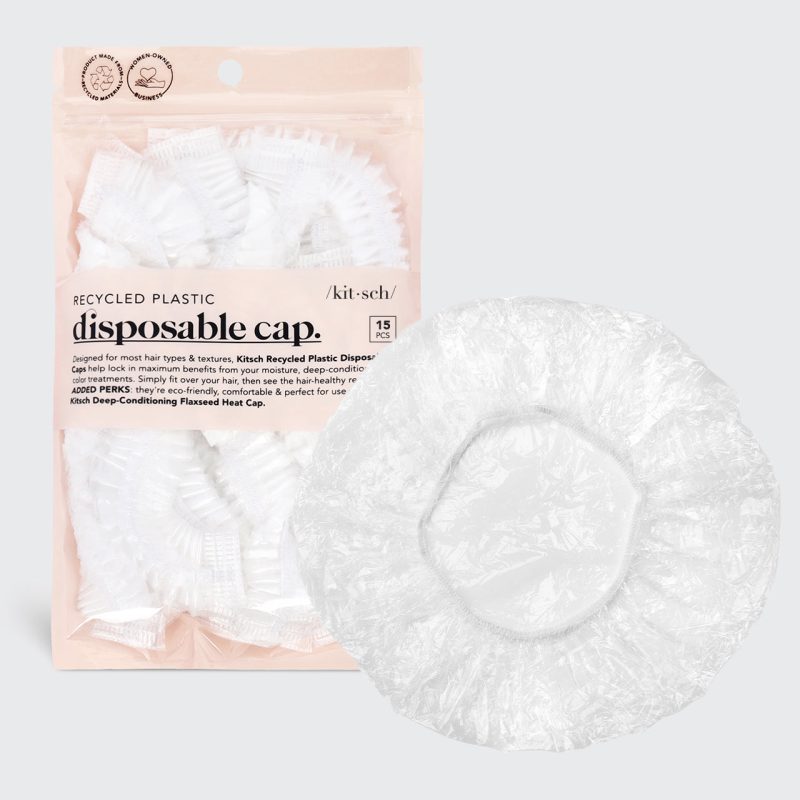 60435 RecycledPlastic DisposableCap 15pc KitschPro hero