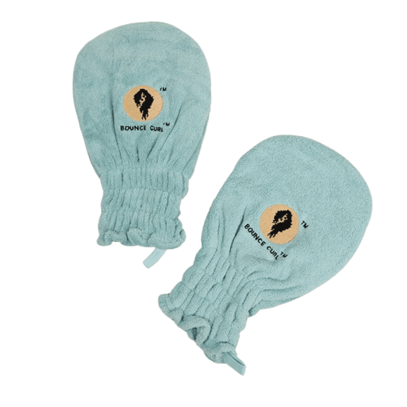 Bounce Curl Hair Drying Mittens