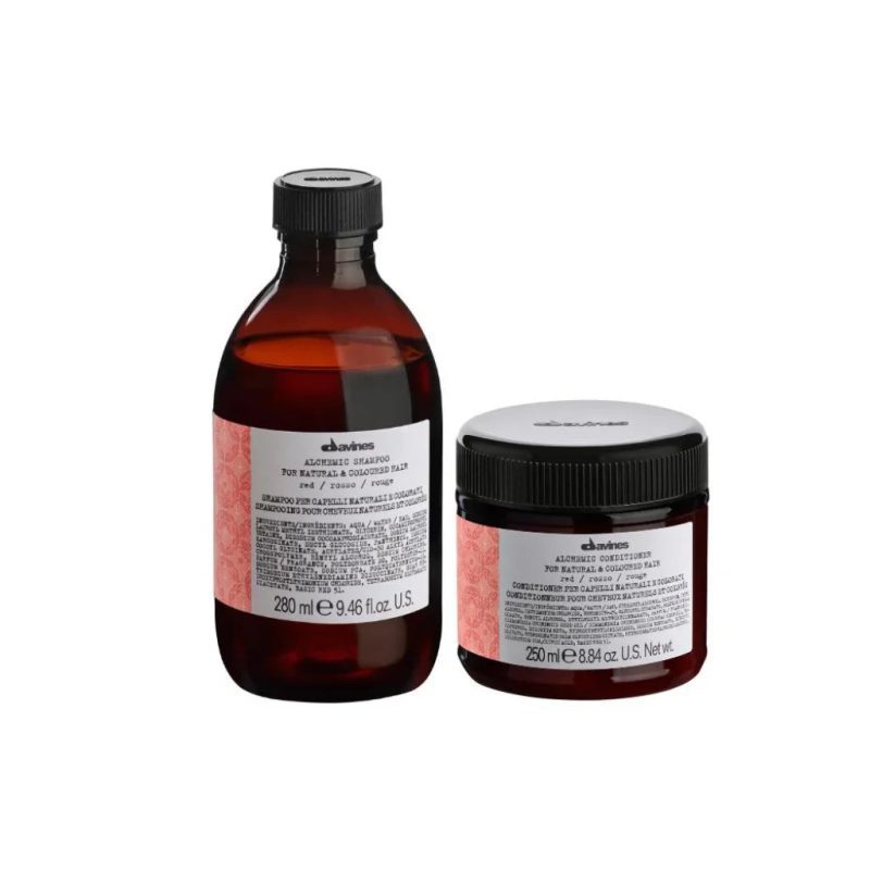 DavinesAlchemicRedShampooandConditionerSet