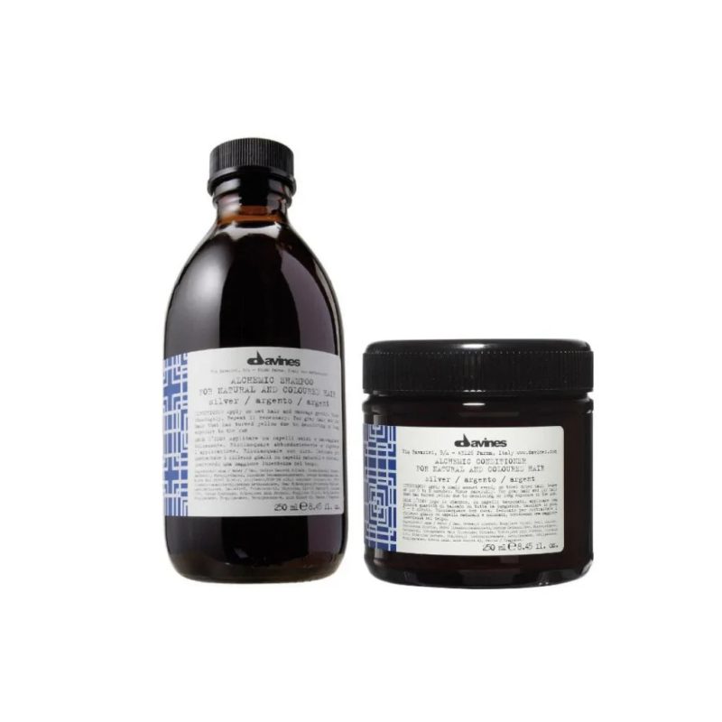 DavinesAlchemicSilverShampooandConditionerSet