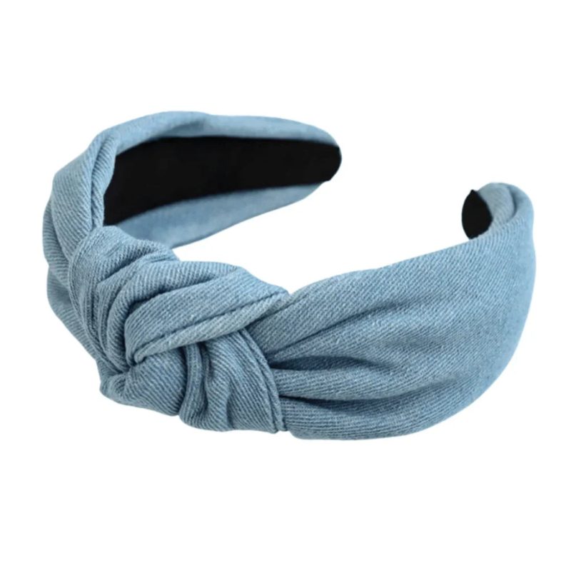 Denim Knot Headband - North Authentic