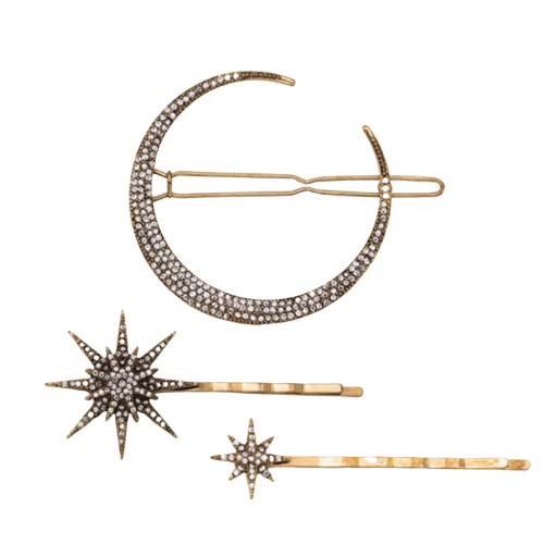 Moon & Star Hair Pin Set - MANEPRINT