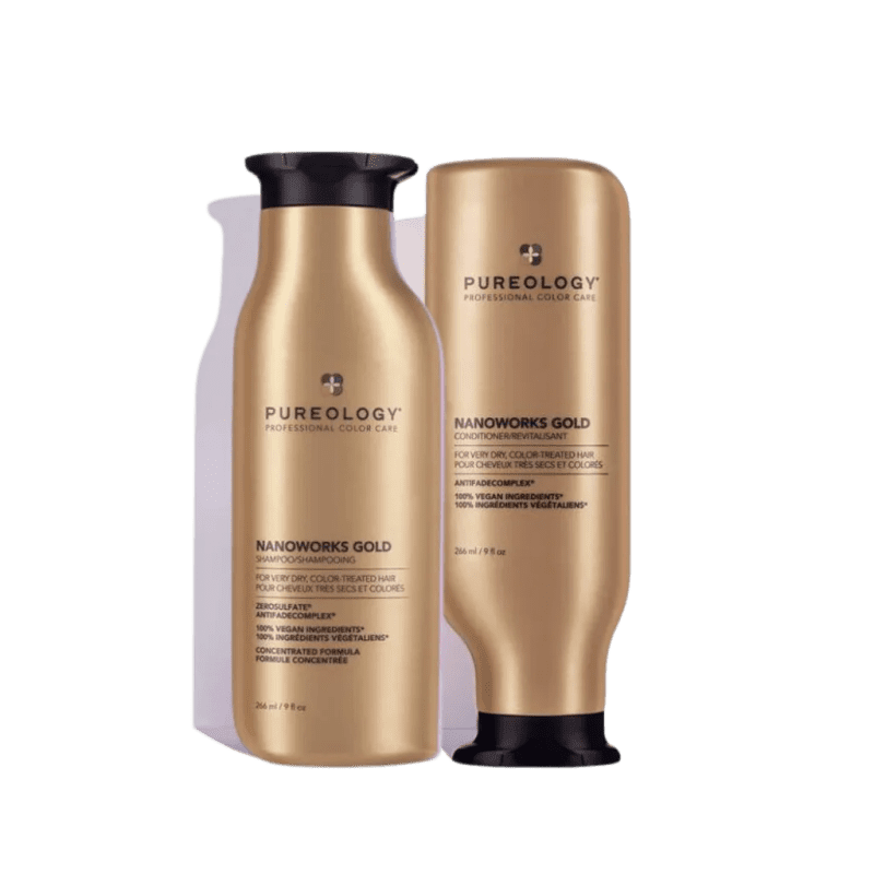 Pureology Nanoworks Gold Shampoo & Conditioner Set - MANEPRINT