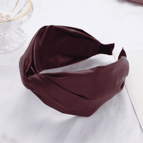 Retro Faux Leather Headband 2