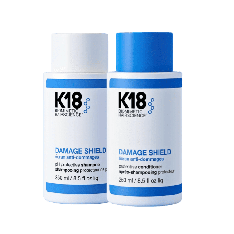 K18 DAMAGE SHIELD pH Protective Shampoo & Conditioner Set - MANEPRINT