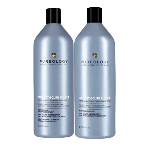 Pureology Strength Cure Blonde Shampoo & Conditioner Set - MANEPRINT